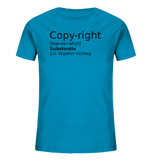 Copyright- Kopéier richteg - Kids Organic Shirt