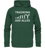 Training ass alles - BIO Hoodie