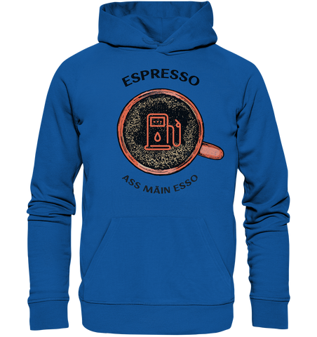 Espresso ass mäin Esso   - BIO Premium Hoodie