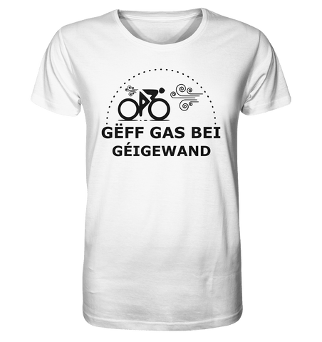 Gëff Gas bei Géigewand - BIO Unisex Shirt